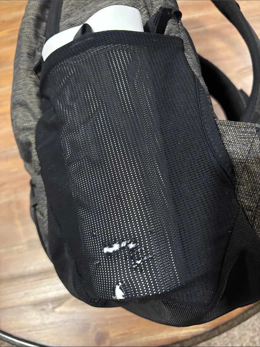 The North Face Borealis Backpack - Grey/Black with Gold Hardware